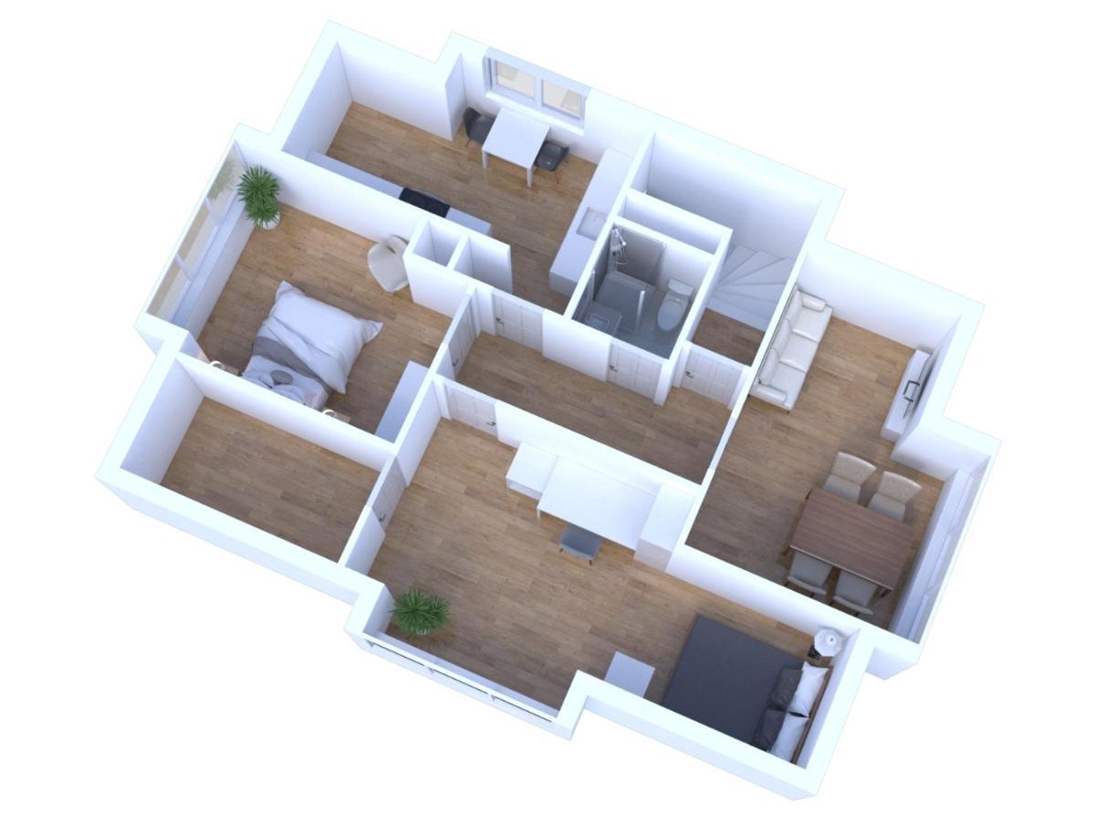 Schoenes City-Apartment Mit 2 Schlafzimmer, Parkplatz, Ruhig Und Hell, D46-Dg Ольденбург Экстерьер фото