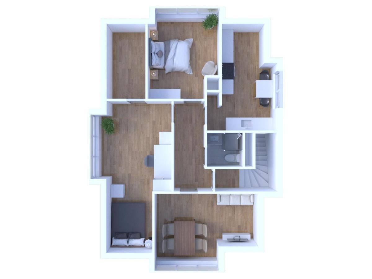 Schoenes City-Apartment Mit 2 Schlafzimmer, Parkplatz, Ruhig Und Hell, D46-Dg Ольденбург Экстерьер фото